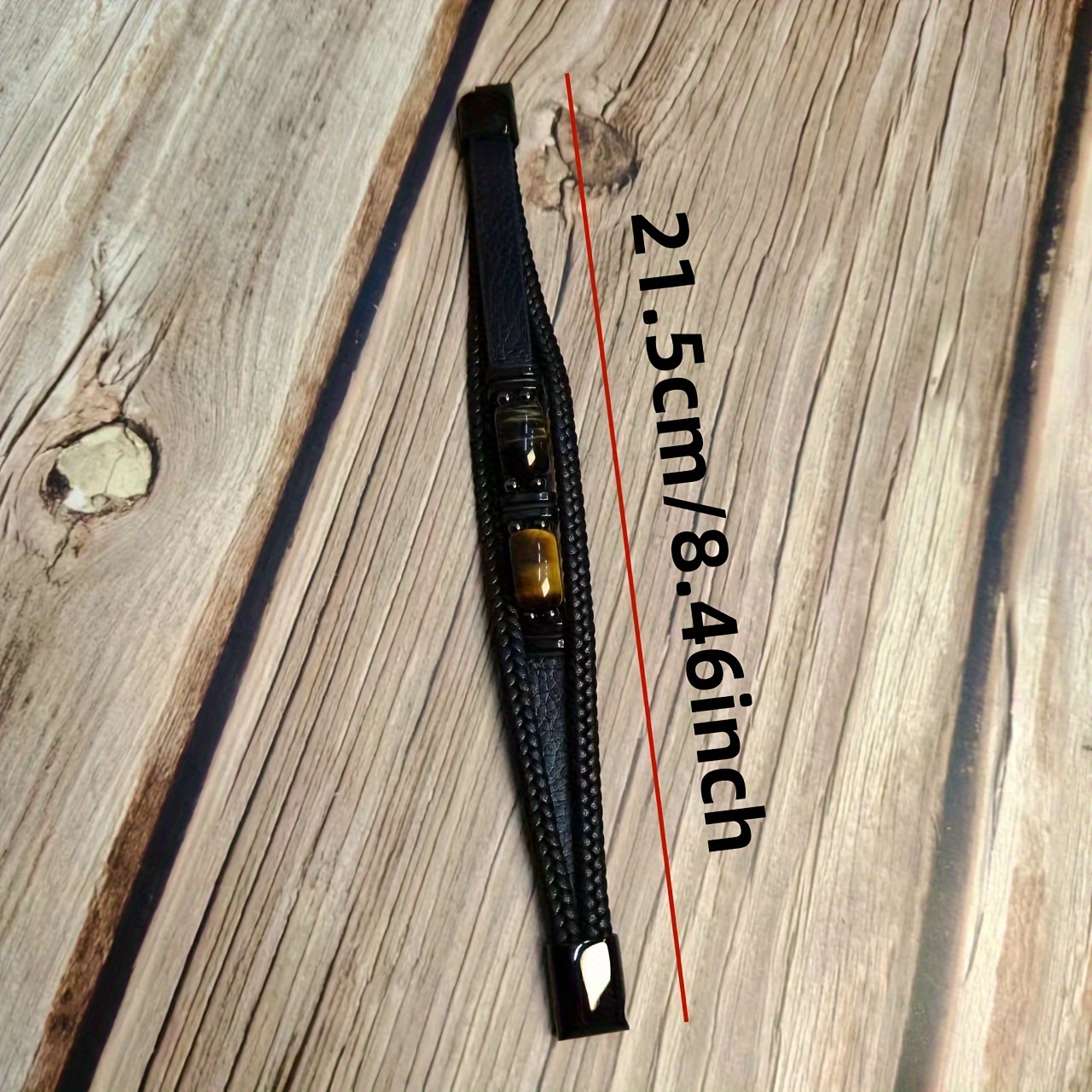 Three Layer Tiger's Eye Bracelet for Men